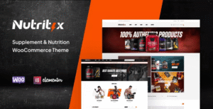 Nutritix - Supplement Nutrition WooCommerce Theme
