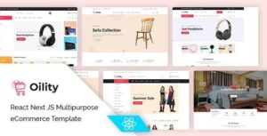 Oility - React Next JS Multipurpose eCommerce Template