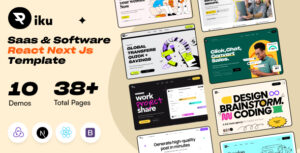 Piku - Creative Saas Software React Next js Template