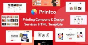 Printco - Printing Company Services HTML Template