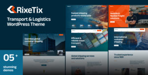 RixeTix - Transport Logistics WordPress Theme