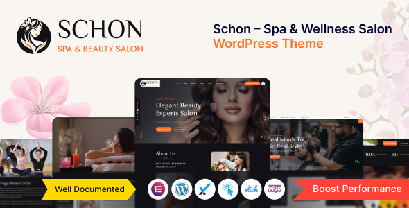Schon – Spa Wellness Salon WordPress Theme