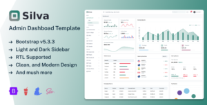 Silva - Bootstrap Admin Dashboard UI Kit