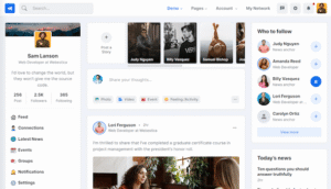 Social - Network, Community and Event Theme