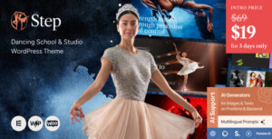 Step - Dancing School Studio WordPress Theme