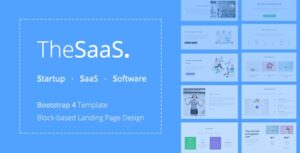 TheSaaS - Responsive Bootstrap SaaS, Startup WebApp Template
