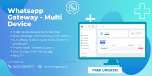 Whatsapp Gateway v9.6.0 - Multi device BETA MPWA MD Download