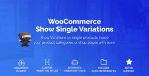 WooCommerce Show Variations as Single Products