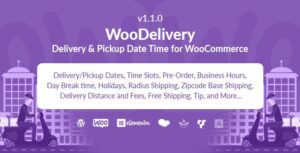 WooDelivery | Delivery Pickup Date Time for WooCommerce