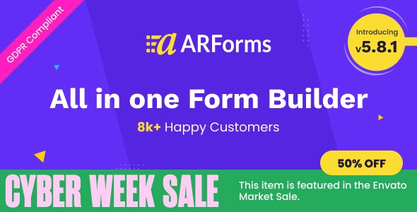Wordpress Form Builder Plugin, Contact form - ARForms
