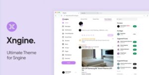 Xngine v1.4.1 – The Ultimate Sngine Theme Download